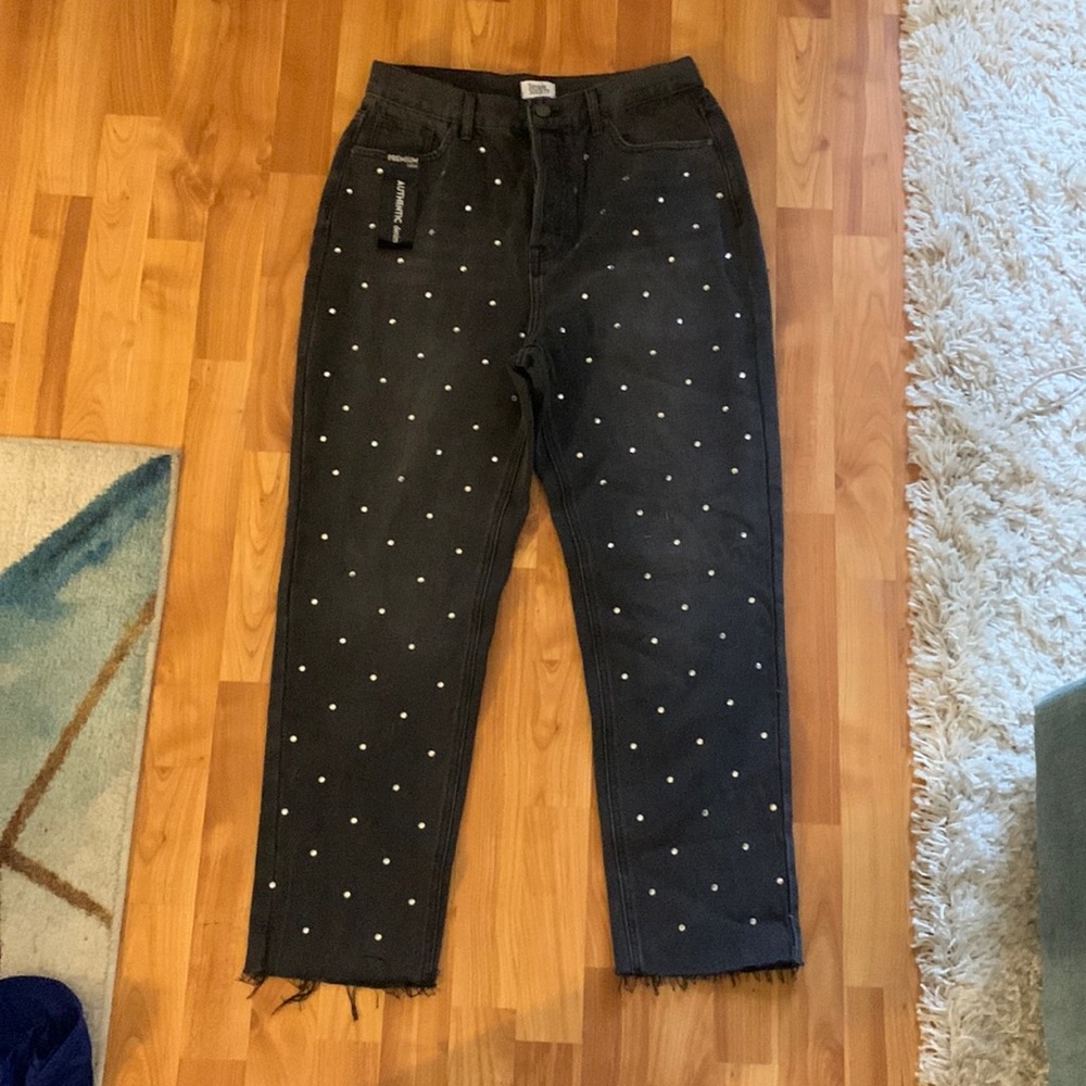 Grey pants with diamonds from Simple society size L